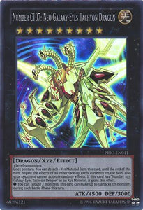 Number C107: Neo Galaxy-Eyes Tachyon Dragon - PRIO-EN041 - Super Rare - Unlimited