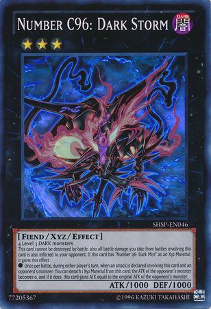 Number C96: Dark Storm - SHSP-EN046 - Super Rare - Unlimited