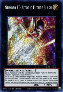 Number F0: Utopic Future Slash - BLAR-EN046 - Secret Rare - 1st Edition