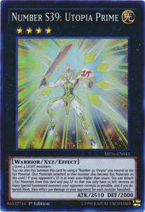 Number S39: Utopia Prime - MP16-EN043 - Super Rare - 1st Edition