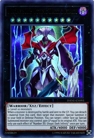 Number XX: Utopic Dark Infinity - DANE-EN093 - Ultra Rare - 1st Edition