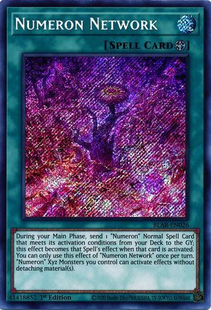 Numeron Network - BLAR-EN026 - Secret Rare - 1st Edition