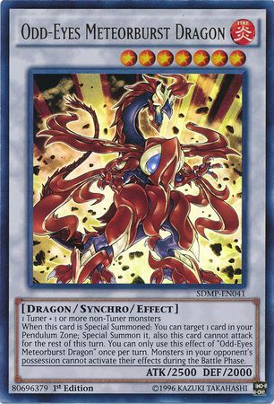 Odd-Eyes Meteorburst Dragon - SDMP-EN041 - Ultra Rare - 1st Edition