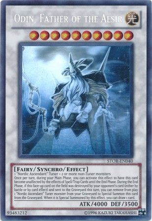 Odin, Father of the Aesir - STOR-EN040 - Ghost Rare - Unlimited