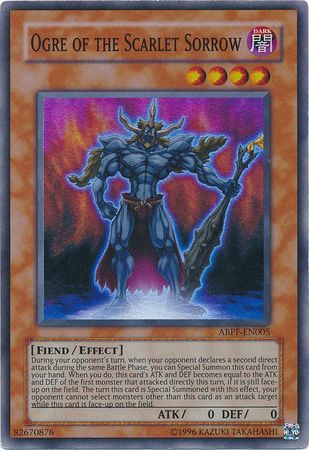 Ogre of the Scarlet Sorrow - ABPF-EN005 - Super Rare - Unlimited