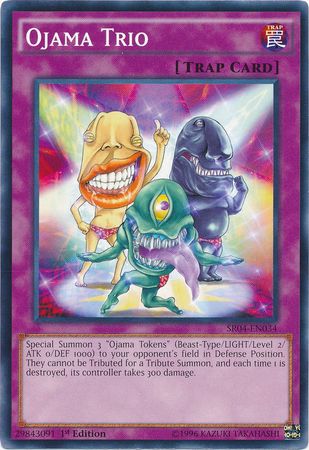 Ojama Trio - SR04-EN034 - Common - 1st Edition