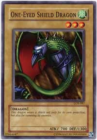 One-Eyed Shield Dragon - LOB-087 - Common - 1st Edition