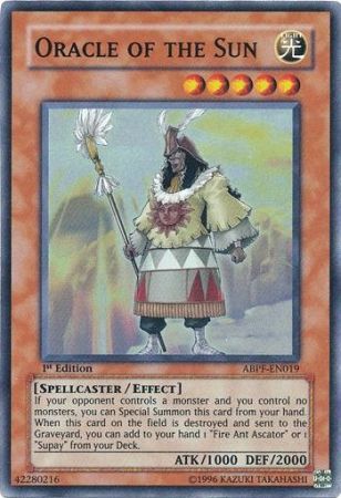 Oracle of the Sun - ABPF-EN019 - Super Rare - 1st Edition