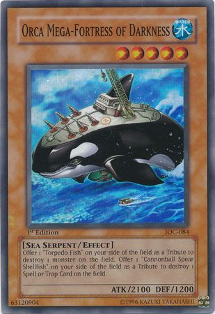 Orca Mega-Fortress of Darkness - IOC-084 - Super Rare - 1st Edition