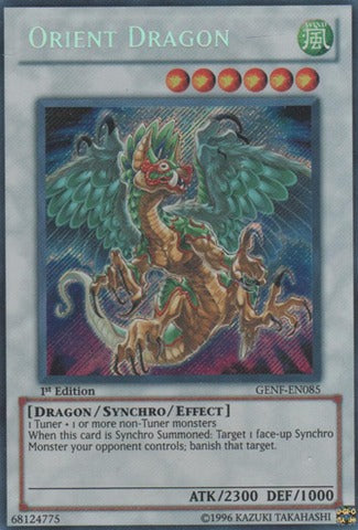 Orient Dragon - GENF-EN085 - Secret Rare - 1st Edition