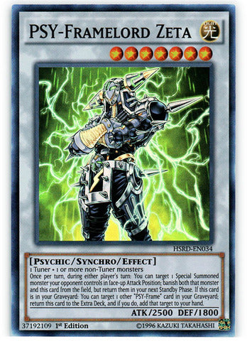 PSY-Framelord Zeta - HSRD-EN034 - Super Rare - 1st Edition