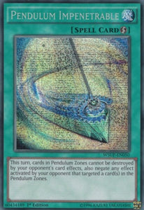 Pendulum Impenetrable - WSUP-EN050 - Prismatic Secret Rare - 1st Edition