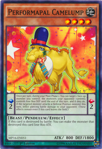 Performapal Camelump - MP16-EN051 - Common - 1st Edition