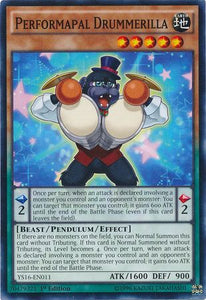 Performapal Drummerilla - YS16-EN011 - Common - 1st Edition