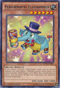 Performapal Elephammer - MP16-EN002 - Rare - 1st Edition