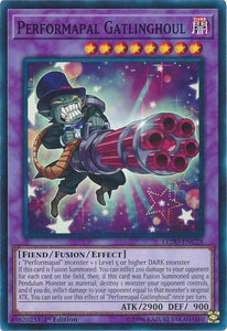 Performapal Gatlinghoul - LEDD-ENC28 - Common - 1st Edition