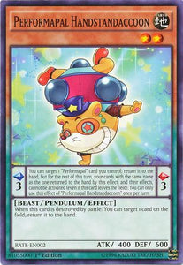 Performapal Handstandaccoon - RATE-EN002 - Common - 1st Edition