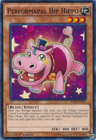 Performapal Hip Hippo - YS16-EN013 - Common - 1st Edition