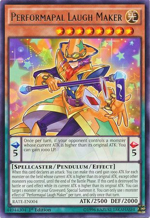 Performapal Laugh Maker - RATE-EN004 - Rare - 1st Edition