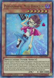 Performapal Miss Director - GFP2-EN035 - Ultra Rare - 1st Edition