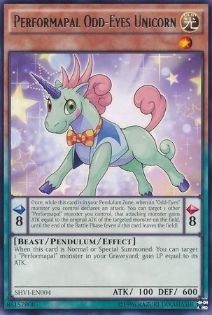 Performapal Odd-Eyes Unicorn - SHVI-EN004 - Rare - Unlimited