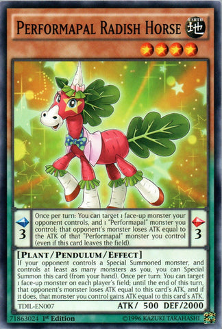 Performapal Radish Horse - TDIL-EN007 - Common - 1st Edition