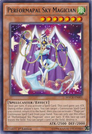 Performapal Sky Magician - MACR-EN001 - Rare - 1st Edition