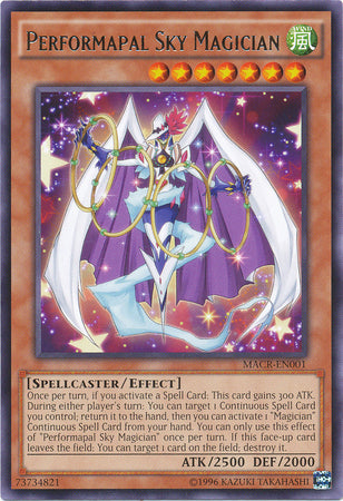 Performapal Sky Magician - MACR-EN001 - Rare - Unlimited