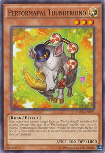 Performapal Thunderhino - CROS-EN096 - Common - Unlimited