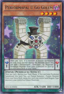 Performapal U Go Golem - MACR-EN004 - Rare - Unlimited