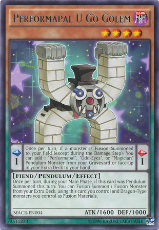 Performapal U Go Golem - MACR-EN004 - Rare - Unlimited