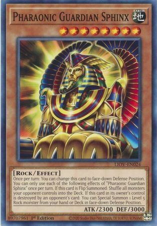 Pharaonic Guardian Sphinx - LIOV-EN024 - Common - 1st Edition