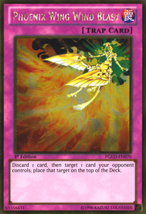 Phoenix Wing Wind Blast - PGLD-EN070 - Gold Rare - 1st Edition