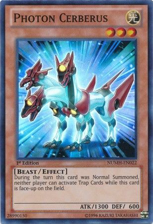 Photon Cerberus - NUMH-EN022 - Super Rare - 1st Edition