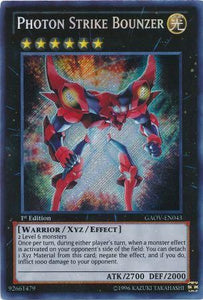 Photon Strike Bounzer - GAOV-EN043 - Secret Rare - 1st Edition