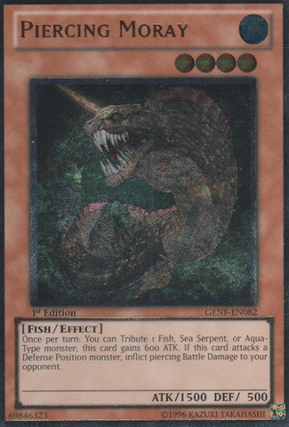 Piercing Moray - Ultimate - GENF-EN082 - Ultimate Rare - 1st