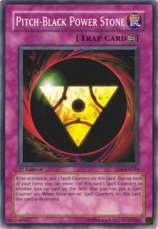 Pitch-Black Power Stone - SD6-EN034 - Common - 1st Edition