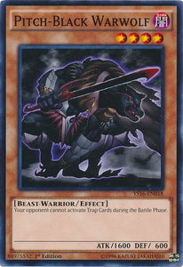 Pitch-Black Warwolf - YS16-EN018 - Common - 1st Edition