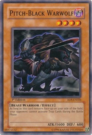 Pitch-Black Warwolf - RDS-EN026 - Common - 1st Edition