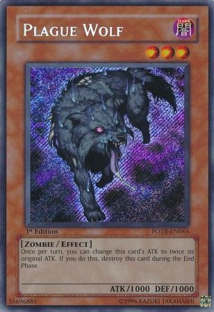 Plague Wolf - FOTB-EN065 - Secret Rare - 1st Edition