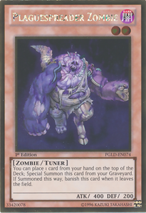 Plaguespreader Zombie - PGLD-EN074 - Gold Rare - Unlimited