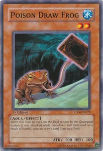 Poison Draw Frog - CRV-EN028 - Common - 1st Edition