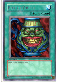 Pot of Greed - LOB-119 - Rare - Unlimited