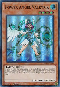 Power Angel Valkyria - SR05-EN003 - Super Rare - 1st Edition