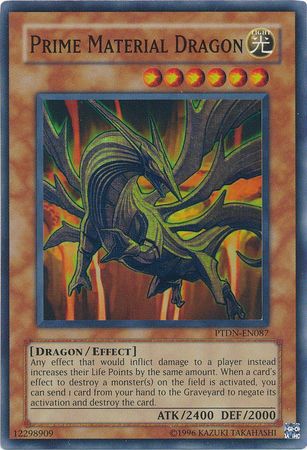 Prime Material Dragon - PTDN-EN087 - Super Rare - Unlimited