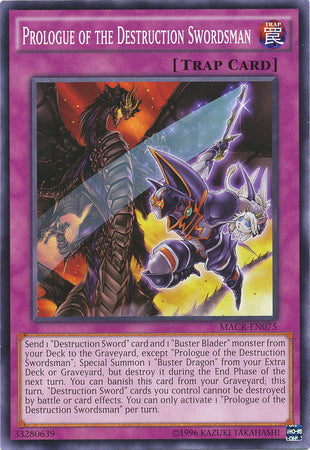 Prologue of the Destruction Swordsman - MACR-EN075 - Common - Unlimited