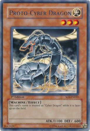 Proto-Cyber Dragon - SOI-EN010 - Rare - 1st Edition