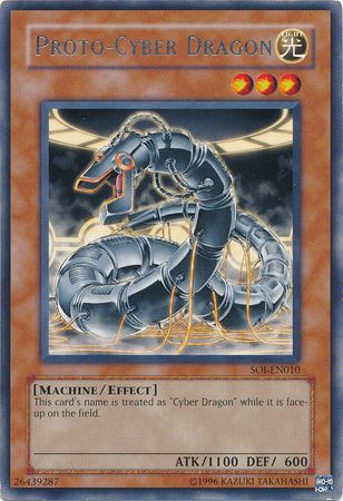 Proto-Cyber Dragon - SOI-EN010 - Rare - Unlimited