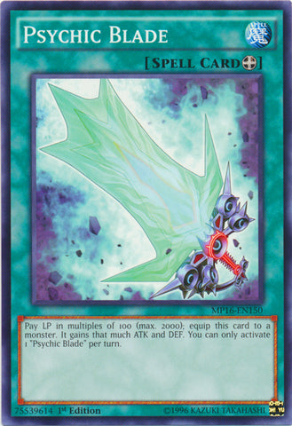 Psychic Blade - MP16-EN150 - Common - 1st Edition