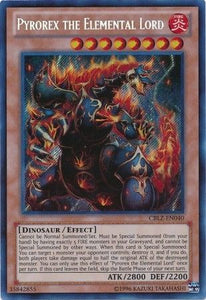 Pyrorex the Elemental Lord - CBLZ-EN040 - Secret Rare - Unlimited